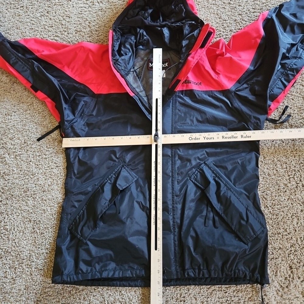 Marmot Jacket Full Zip Hooded Outdoor Hiking Rain Shell‎ Men's Medium Vented Ski - Picture 6 of 10